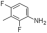 structure of CAS# 76350-70-4, 2,4-Difluoro-3-methylaniline;2,4-Difluoro-m-toluidine