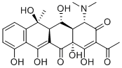 Terramycin-X molecular structure (CAS 7647-65-6)