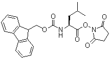 N-[(9H-Fluoren-9-ylmethoxy)carbonyl]-L-leucine 2,5-dioxo-1-pyrrolidinyl ester molecular structure (CAS 76542-83-1)
