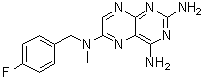 N6-[(4-Fluorophenyl)methyl]-N6-methyl-2,4,6-pteridinetriamine molecular structure (CAS 76551-40-1)