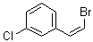 (Z)-1-(2-Bromoethenyl)-3-chlorobenzene molecular structure (CAS 76557-95-4)