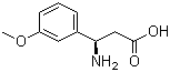 (R)-3-Amino-3-(3-methoxyphenyl)propanoic acid molecular structure (CAS 765895-65-6)