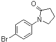 1-(4-Bromophenyl)-2-pyrrolidinone molecular structure (CAS 7661-32-7)