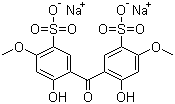 Disodium 2,2'-dihydroxy-4,4'-dimethoxy-5,5'-disulfobenzophenone molecular structure (CAS 76656-36-5)