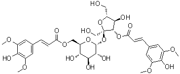 3',6-二芥子酰基蔗糖分子结构 (CAS 76656-80-9)