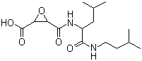 structure of CAS# 76684-89-4, Loxistatin acid;(2S,3S)-trans-Epoxysuccinyl-L-leucylamido-3-methylbutane; E-64c