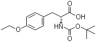 Boc-O-ethyl-D-tyrosine molecular structure (CAS 76757-92-1)