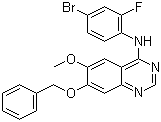 7-(Benzyloxy)-4-(4-bromo-2-fluoroanilino)-6-methoxyquinazoline molecular structure (CAS 768350-54-5)