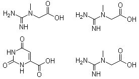Creatine orotate molecular structure (CAS 768386-56-7)