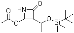(3S,4R)-4-Acetoxy-3-[(R)-1-(tert-butyldimethylsilyloxy)ethyl]azetidin-2-one molecular structure (CAS 76855-69-1)