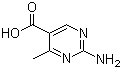 2-氨基-4-甲基嘧啶-5-甲酸分子结构 (CAS 769-51-7)