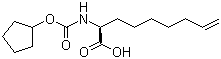 (2S)-2-[[(Cyclopentyloxy)carbonyl]amino]-8-nonenoic acid molecular structure (CAS 769167-55-7)