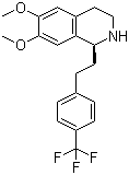 structure of CAS# 769172-81-8, 6,7-Dimethoxy-1(S)-[2-[4-(trifluoromethyl)phenyl]ethyl]-1,2,3,4-tetrahydroisoquinoline