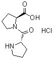 L-脯氨酰-L-脯氨酸单盐酸盐分子结构 (CAS 76932-06-4)