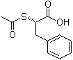 structure of CAS# 76932-17-7, (S)-alpha-(Acetylthio)benzenepropanoic acid;(S)-2-Acetylthio-3-phenylpropanoic acid
