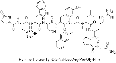 那法瑞林分子结构 (CAS 76932-56-4)