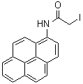 结构式 CAS# 76936-87-3, N-(1-芘基)碘乙酰胺