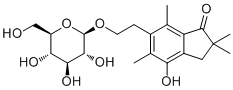 金粉蕨亭 2'-O-葡萄糖甙分子结构 (CAS 76947-60-9)