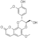 Cleomiscosin B molecular structure (CAS 76985-93-8)