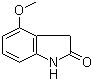 4-甲氧基-2-吲哚酮分子结构 (CAS 7699-17-4)