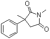 Methsuximid molecular structure (CAS 77-41-8)