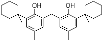 2,2'-亚甲基二[4-甲基-6-(1-甲基环己基)苯酚]分子结构 (CAS 77-62-3)