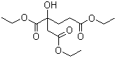 Triethyl citrate molecular structure (CAS 77-93-0)