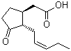 structure of CAS# 77026-92-7, trans-Jasmonic acid;(1R,2R)-rel-3-Oxo-2-(2Z)-2-pentenylcyclopentaneacetic acid