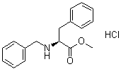 N-(Phenylmethyl)-L-phenylalanine methyl ester hydrochloride molecular structure (CAS 7703-09-5)