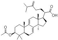 3-O-乙酰基去氢齿孔酸分子结构 (CAS 77035-42-8)