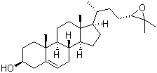 (24S)-24,25-环氧胆固醇分子结构 (CAS 77058-74-3)