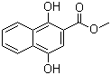 1,4-二羟基-2-萘甲酸甲酯分子结构 (CAS 77060-74-3)