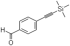 结构式 CAS# 77123-57-0, 4-三甲基硅乙炔基苯甲醛; 4-[(三甲基硅基)乙炔基]苯甲醛