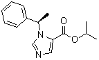 1-((1R)-1-Phenylethyl)-1H-imidazole-5-carboxylic acid propan-2-yl ester molecular structure (CAS 771422-77-6)