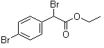 alpha,4-二溴苯乙酸乙酯分子结构 (CAS 77143-76-1)