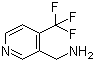 [4-(三氟甲基)吡啶-3-基]甲胺分子结构 (CAS 771580-70-2)