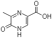 4,5-二氢-6-甲基-5-氧代-2-吡嗪甲酸分子结构 (CAS 77168-83-3)