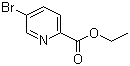 结构式 CAS# 77199-09-8, 5-溴-2-吡啶甲酸乙酯