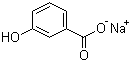 结构式 CAS# 7720-19-6, 3-羟基苯甲酸单钠盐; 间羟基苯甲酸钠