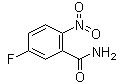 5-氟-2-硝基苯甲酰胺分子结构 (CAS 77206-97-4)