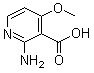 2-Amino-4-methoxy-3-pyridinecarboxylic acid molecular structure (CAS 773099-92-6)