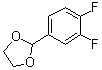 2-(3,4-Difluorophenyl)-1,3-dioxolane molecular structure (CAS 773101-62-5)
