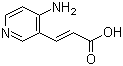 3-(4-Amino-3-pyridinyl)-2-propenoic acid molecular structure (CAS 773132-83-5)