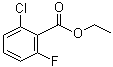 structure of CAS# 773134-56-8, Ethyl 2-chloro-6-fluorobenzoate;2-Chloro-6-fluorobenzoic acid ethyl ester