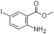 结构式 CAS# 77317-55-6, 2-氨基-5-碘苯甲酸甲酯