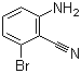 2-Amino-6-bromobenzonitrile molecular structure (CAS 77326-62-6)