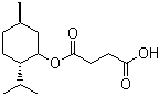 琥珀酸单薄荷酯分子结构 (CAS 77341-67-4)
