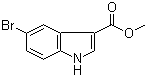 structure of CAS# 773873-77-1, 5-Bromo-1H-indole-3-carboxylic acid methyl ester