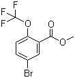 5-溴-2-三氟甲氧基苯甲酸甲酯分子结构 (CAS 773874-13-8)