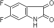 structure of CAS# 774-47-0, 5,6-Difluoroisatine;5,6-Difluoro-1H-indole-2,3-dione; 5,6-Difluoroindole-2,3-dione; 5,6-Difluoroisatin